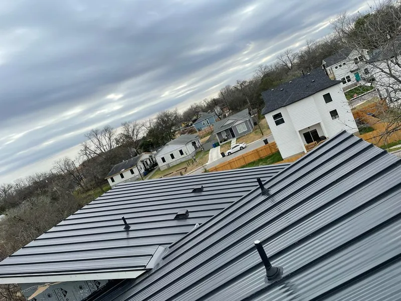Standing seam metal roof panels with vents for Skylight Repair in Bailey's Crossroads